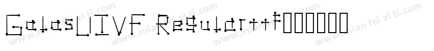 GolosUIVF Regularttf字体转换